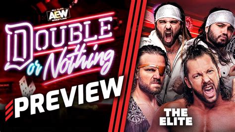 aew double or nothing 2023 predictions match card and preview youtube