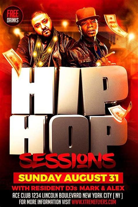 Free Hip Hop Flyer Templates