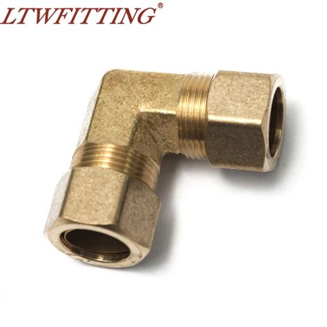 Ltwfitting 58 Od 90 Deg Compression Union Elbowbrass Compression