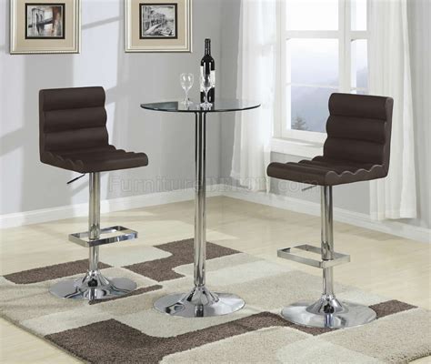 We know that new table purchasing may be a complicated task. Round Tempered Glass Top & Chrome Metal Base Modern 3Pc ...