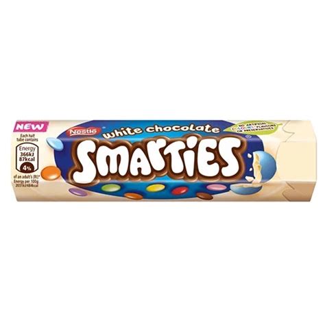 Köp Smarties White Chocolate 36g Hos Coopers Candy