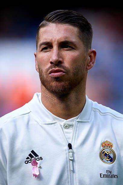 Sergio Ramos Of Real Madrid Looks On Prior To The La Liga Match