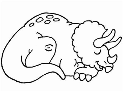 Easy Dinosaur Coloring Pages Coloring Home