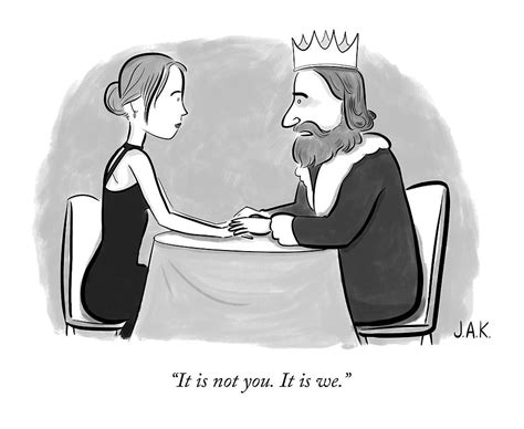 A King Speaks To A Woman Drawing By Jason Adam Katzenstein Pixels