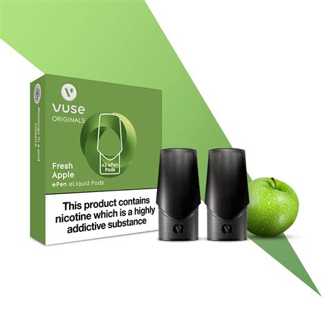 Fresh Apple E Liquid Pods Vape Pods Vuse Uk