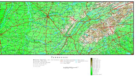 Tennessee Road Map