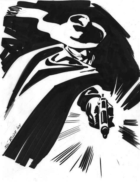 ink illustrations illustration art sin city comic noir detective black and white comics