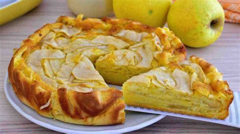 voici la délicieuse recette de tarte aux pommes à la crème pâtissière tasties foods
