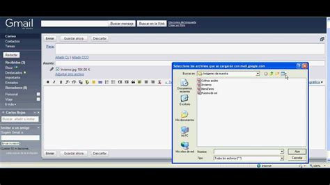 Click on the gear icon that is located gmail.com has many great features like google drive that allows you to edit and share documents online, the google+ which is a social networking. Enviar archivo adjunto por gmail - YouTube