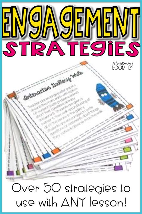 Engagement Strategies | Engagement strategies, Active learning strategies, Student engagement 