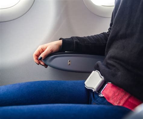 Seatbelt Fastened On Plane Travel Off Path