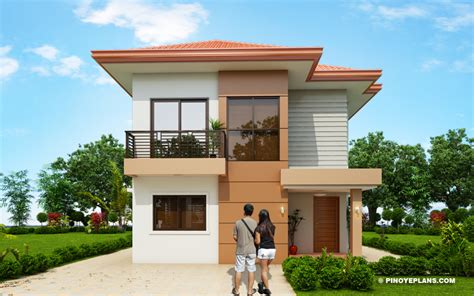 Elisa Four Bedroom Compact Two Storey House Design Pinoy Eplans