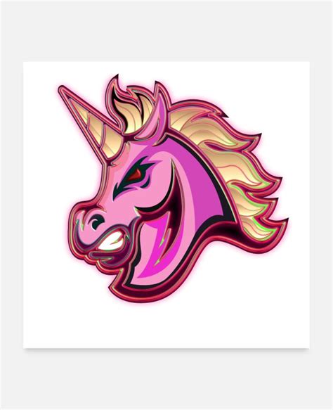 Angry Unicorn Posters Spreadshirt