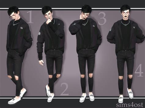 Male Model Pose Pack Sims 4 Men Clothing Sims 4 Model Poses