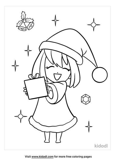 Details More Than 76 Christmas Anime Coloring Pages Super Hot Vn