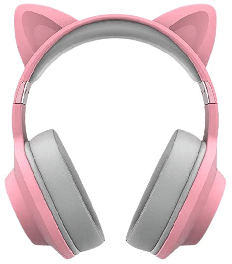 Hecate G2 Ii By Edifier Pink Cat Ear Headphones With Mic Headphones