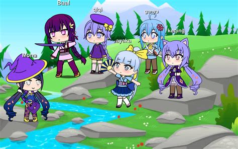 My daughter recreates Genshin Impact characters on GACHA LIFE : r