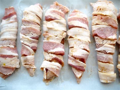 Bacon Wrapped Chicken Tenders Paleo Gf