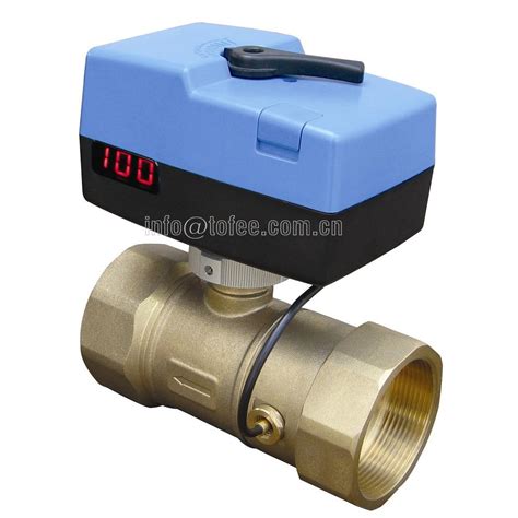 Brass Threaded Electronic Modulating Pressure Independent Control Valve
