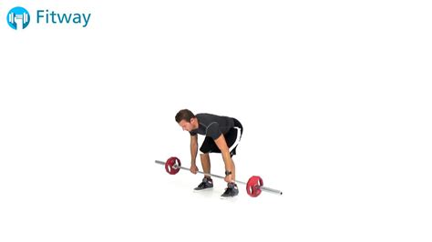 How To Do Barbell Row Bent Over Overhand Grip Straight Stance Back