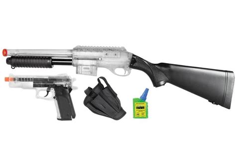 Smith And Wesson Smith And Wesson Airsoft Shotgun Kit Clear