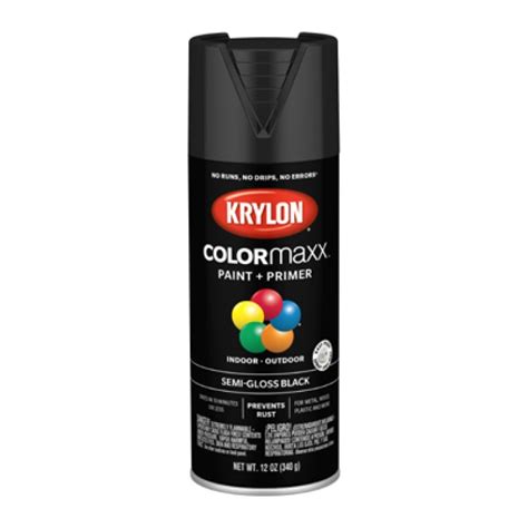 Sherwin Williams Krylon® Colormaxx K05579007 12 Oz Aerosol Can Black