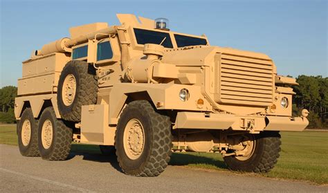 Military Wheeled Fighting Vehicles Mine Resistant Ambush Protected