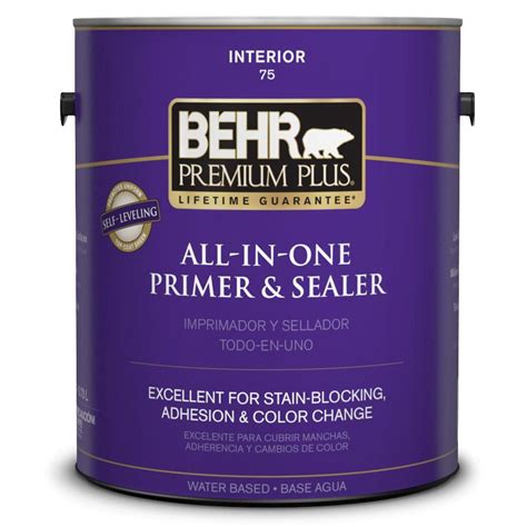 Behr Premium Plus 1 Gal Stain Blocking Interior Primer And Sealer