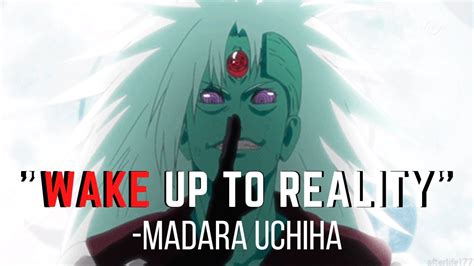 Wake Up To Reality Madara Speech Madara Uchiha Naruto Shippuden