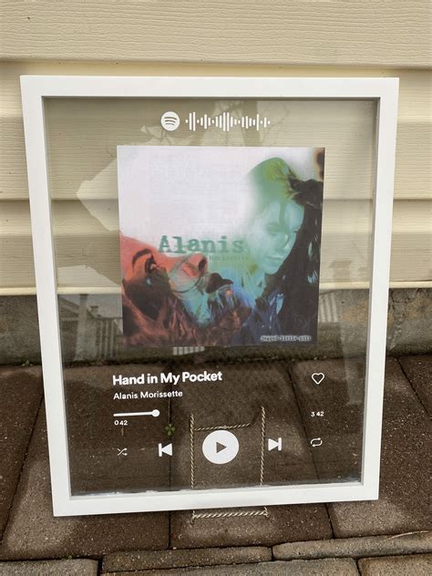 Personalized Spotify Glass 11x14 In With Frame Scannable Etsy