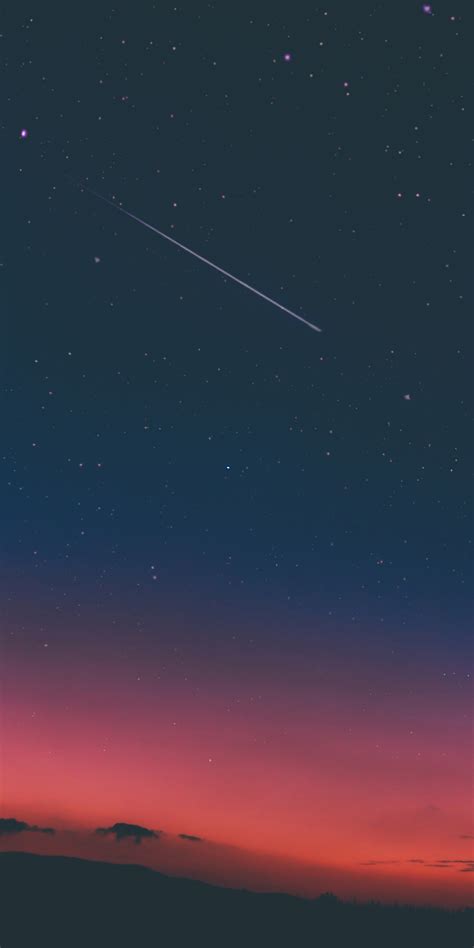 1080x2160 Shooting Stars In Sky 4k One Plus 5thonor 7xhonor View 10