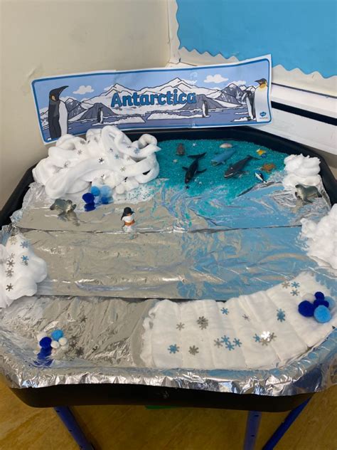 Antarctica Tiff Tray Winter Theme Preschool Winter Activities