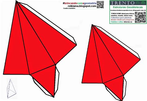 Brincar Faz Bem Piramide Triangular Molde Para Imprimir
