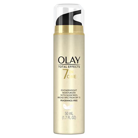 olay total effects fragrance free featherweight face moisturizer with spf 15 1 7 fl oz