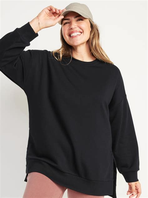 Oversized Vintage Tunic Sweatshirt For Women Old Navy