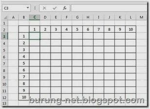 Materi Membuat Tabel Perkalian Dengan Ms Excel