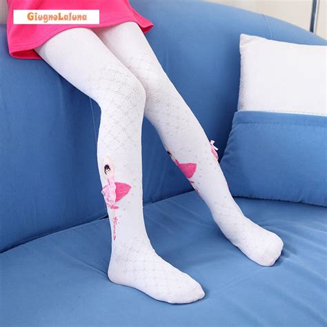 Knitted Girls Ballet Tights Stockings Pantyhose Fashion Cotton Solid