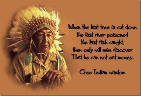 Cree Indian Wisdom American Indian Quotes Native American Wisdom