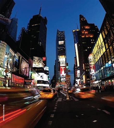 Broadway At Night Manhattan New York United States Photo