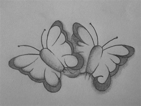 Desene Din Creion Fluturi