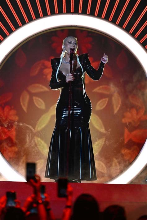 Christina Aguilera 2022 Billboard Latin Music Awards Celebmafia