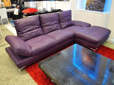 Purple Leather Sectional Sofas Leather Sectional Sofas Purple