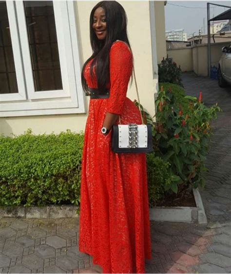 actress ini edo flaunts massive backside in red outfit