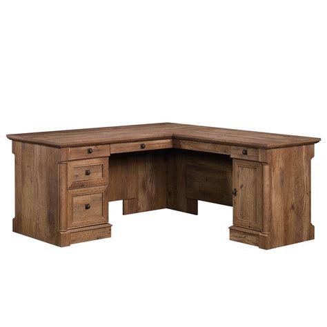 Reviews For Sauder Palladia Vintage Oak L Shaped Desk Pg 3 The Home