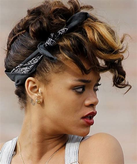 Rihanna Bandana Hair Tutorial Sunflowerhightopvans