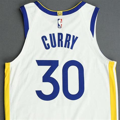 Consensus player of the year: Stephen Curry - Golden State Warriors - Game-Worn ...