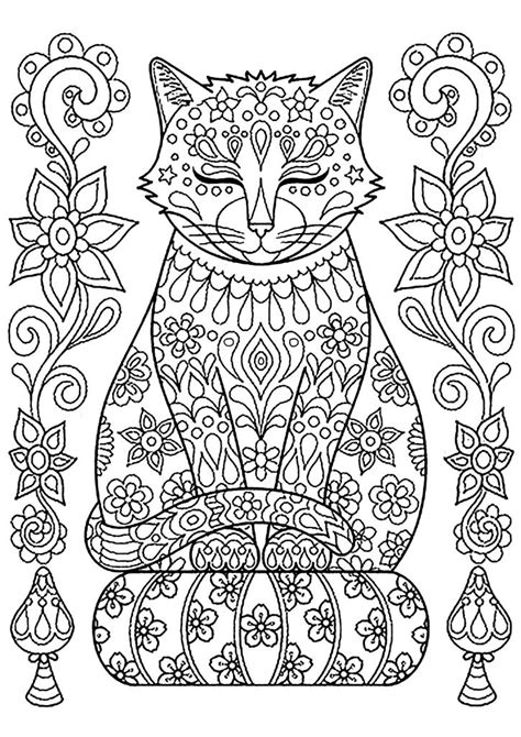 Cute Cat Coloring Pages For Kids 101 Coloring