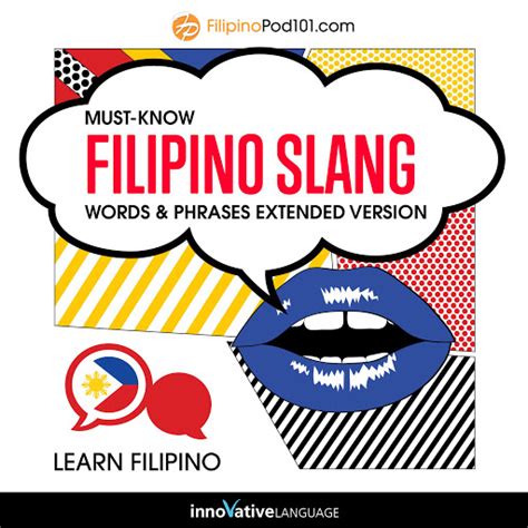 learn filipino must know filipino slang words and phrases extended version by innovative