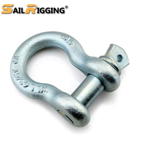 Us Type Drop Forged Galvanized Screw Pin G209 Anchor Shackle Bow Steel Shackel China Shackle