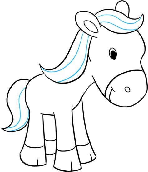 How To Draw Pony Drawing Ponies Clipart 680x678 Png Download In